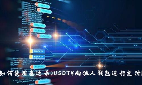 如何使用泰达币（USDT）向他人钱包进行支付？